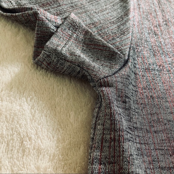 LuLaRoe Classic T - size XS, silver w/ red - Picture 5 of 10